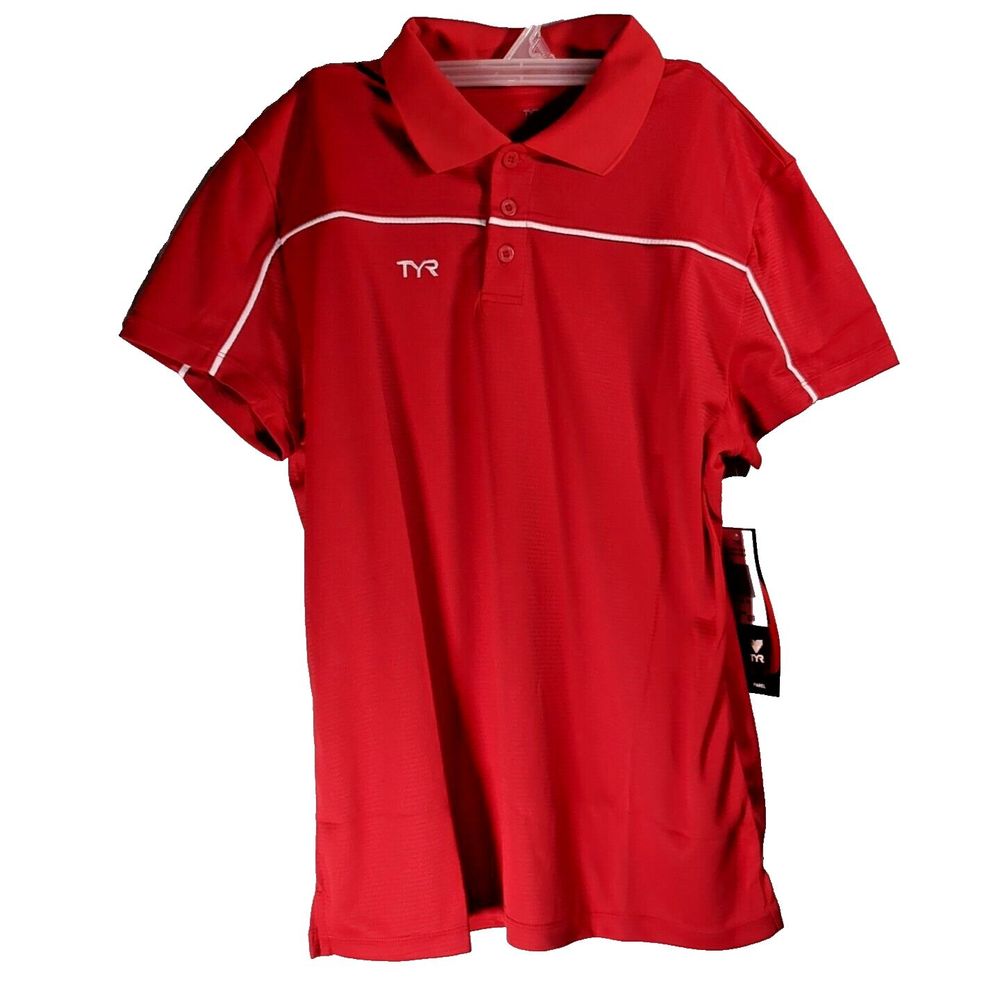 TYR Women's Alliance Tech Polo - Red - Size S - $40